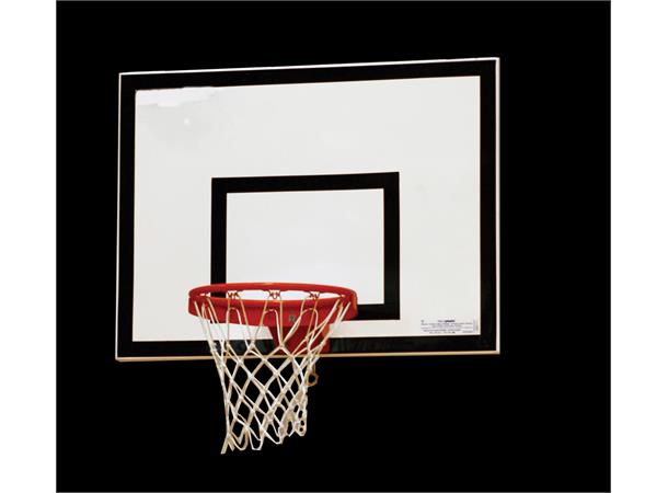 Pakke: Basketball ring, nett og plate